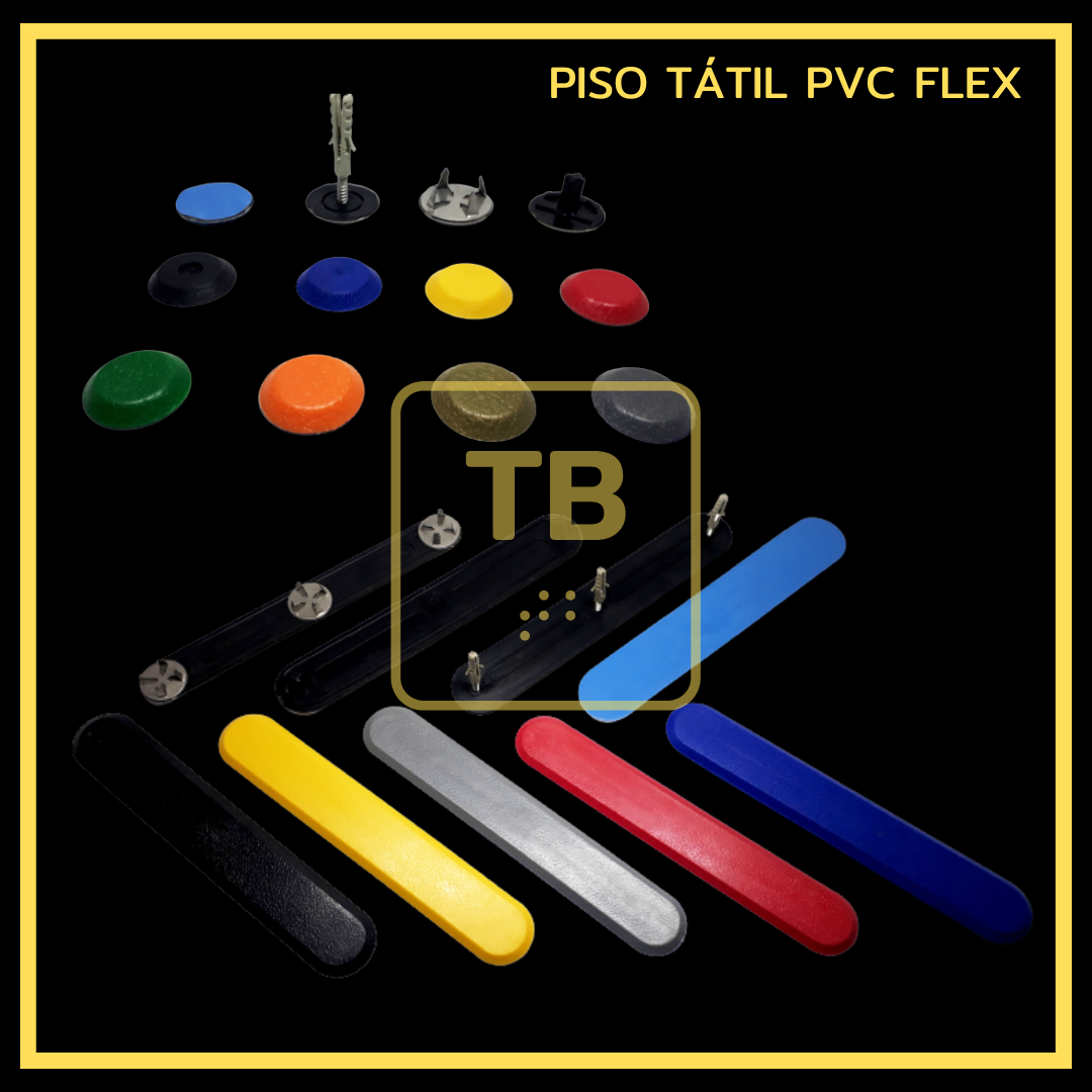 PISO TÁTIL ELEMENTO PVC
